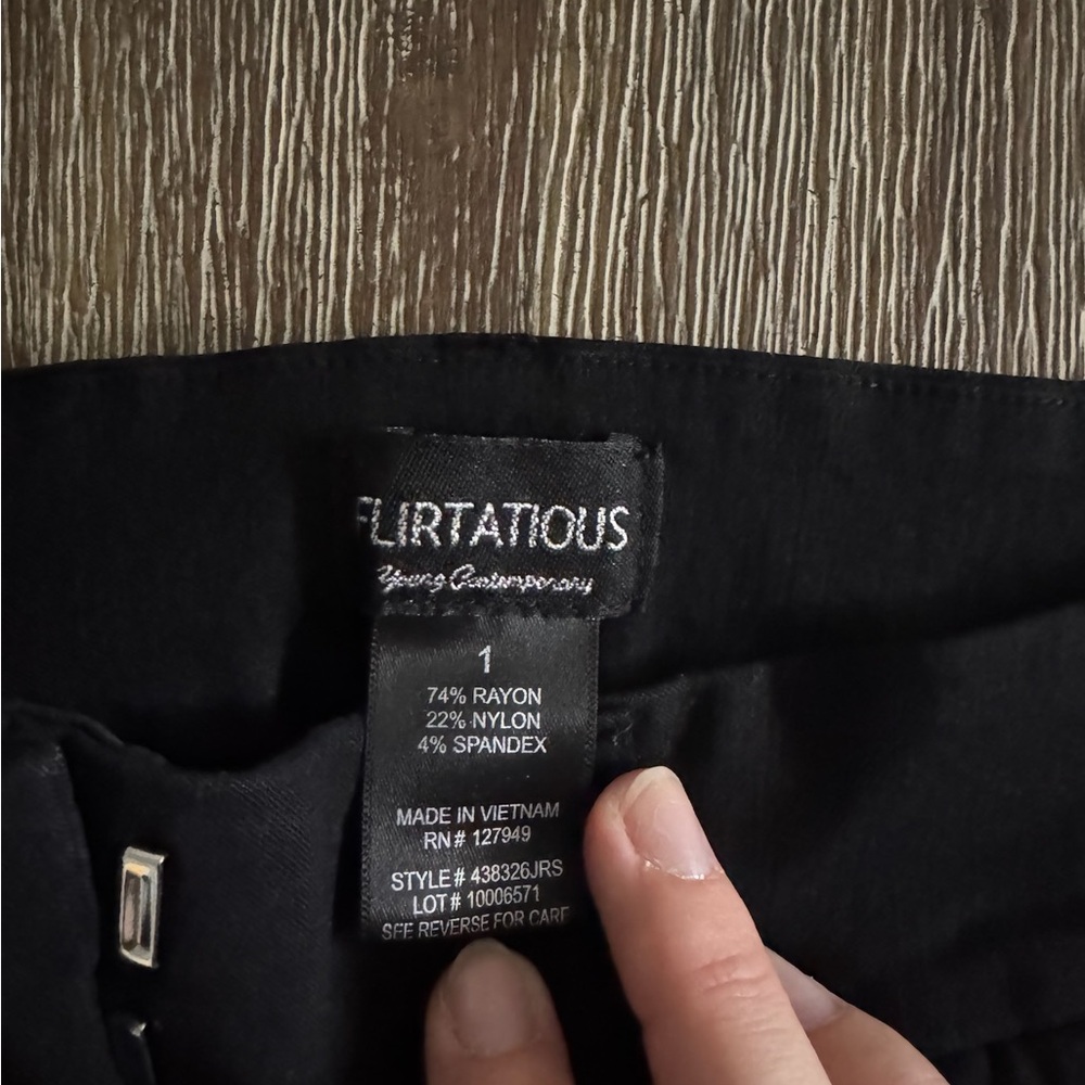 Flirtatious Black Skirt